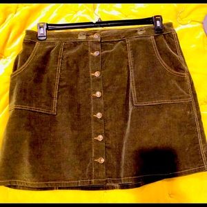 Cute Bass corduroy stretch skirt